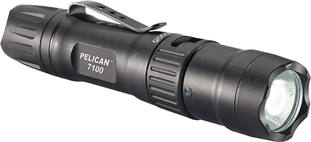 [019428138943] Pelican 7100 Tactical Flashlight  Black Anodized 33/348/695 Lumens White LED