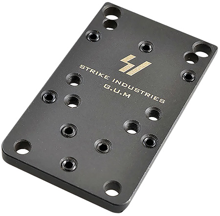 [793811766516] Strike Industries GLOCKGUMV2 Universal Optic Mount for Glock Version 2  Black Compatible w/Glock (Except 42/43/43X/48)