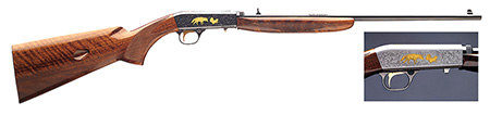[023614824848] Browning 021003102 SA-22 Takedown 22 LR 10+1 19.30" Polished Blued/ 19.30" Light Sporter Barrel, Satin Gray Engraved with 24K Gold Receiver, Gloss American Walnut Stock, Right Hand