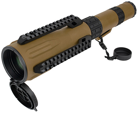 [840229106820] Steiner 2918 TS740  Straight Body 7-40x60mm 1/2 Mil Dot Reticle, Coyote Brown