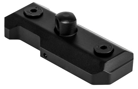 [848754004697] NcStar VMKMBA Swivel Stud/Bipod Adapter KeyMod Black Hardcoat Anodized Aluminum