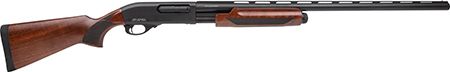 [812285028859] Rock Island PA12MNL24 PA12 Turkey 12 Gauge Pump 3.5" 4+1, 24" Black Anodized Smooth Bore/Vent Rib Barrel  &  Receiver, Fixed Walnut Wood Stock