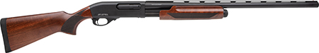[812285028873] Rock Island PA12MNL28 Pump Action Waterfowl 12 Gauge Pump 3.5" 4+1, 28" Black Anodized Smooth Bore/Vent Rib Barrel  &  Aluminum Receiver, Fixed Walnut Wood Stock