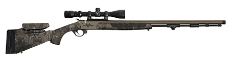 [040589030807] Traditions R53-746604534 Pursuit XT Pro w/Optics 50 Cal 26" Tungsten Cerakote Fluted/Threaded w/VAPR Twist Barrel, Veil Alpine Synthetic Stock w/Adj Cheek Piece  &  LOP 3.5-10x44mm Duplex