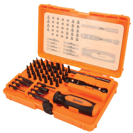 [011516513601] Lyman 7991360 Master Gunsmith Tool Kit Multiple Universal 45 Pieces