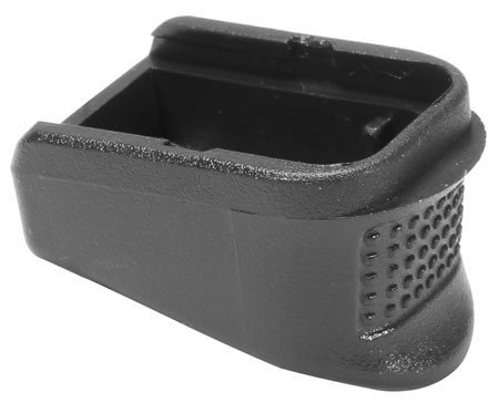 [034337038801] Pachmayr 03880 Grip Extender  Extended 2rd Compatible w/Glock 26/27/33/39, Black Polymer 2 Per Pack