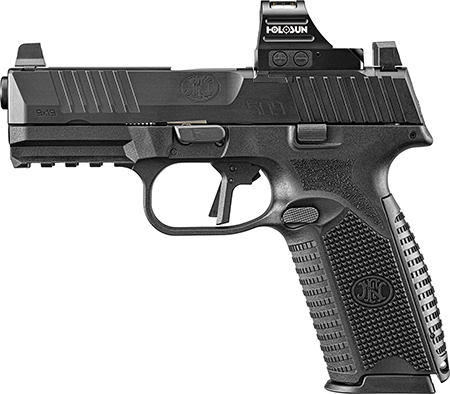 [845737018344] FN 66101927 509 MRD w/Optic 9mm Luger 17+1 Holosun 407C Red Dot