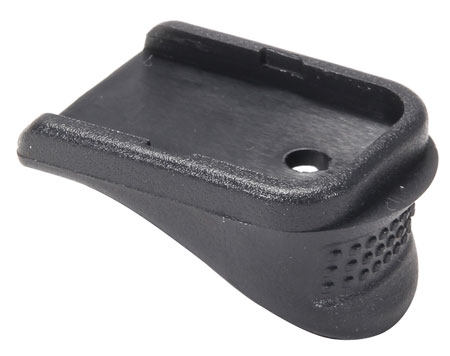 [034337038818] Pachmayr 03881 Grip Extender  Extended Compatible w/Glock 26/27/33/39, Black Polymer 2 Per Pack