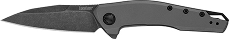[087171066622] Kershaw 1815 Sanctum  EDC 2.98" Folding Wharncliffe Blackwash 8Cr13MoV SS Blade, Gray PVD Stainless Steel Handle