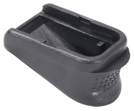 [034337038825] Pachmayr 03882 Grip Extender  Extended 2rds, Compatible w/Glock26/27/33/39 add 2rd, Black Polymer 2 Per Pack