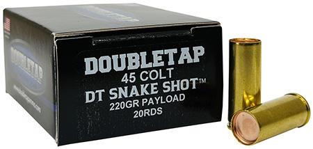 [659465350344] DoubleTap Ammunition 45CSSS2 Snake Shot  45Colt 220gr 20 Per Box/50 Case