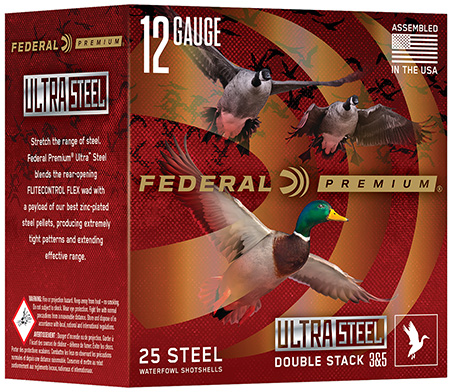[604544698770] Federal PWUX1422 Premium  12Gauge 3" 1 1/4 oz 2 Shot 25 Per Box/10 Cs