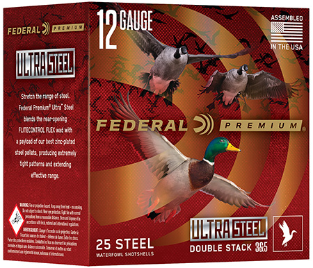 [604544698794] Federal PWUX14224 Premium  12Gauge 3" 1 1/4 oz 2/4 Shot 25 Per Box/10 Cs