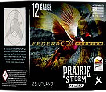 [604544695847] Federal PFX126FS6 Premium Prairie Storm FS 12Gauge 2.75" 1 1/4oz 6Shot 25 Per Box/10 Case