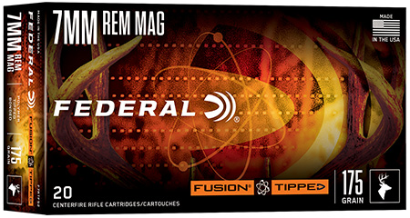 [604544695229] Federal F7RTFS2 Fusion  7mm 175gr Bonded Soft Point 20 Per Box/10 Case