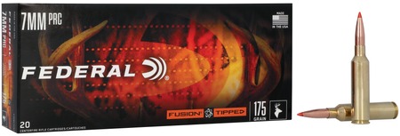 [604544695182] Federal F7PRCTFS2 Fusion  7mmPRC 175gr Bonded Soft Point 20 Per Box/10 Case