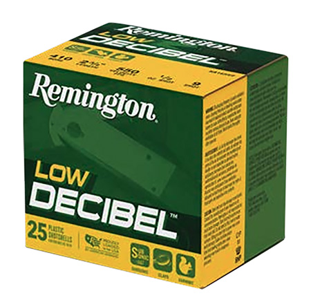 [047700207407] Remington Ammunition R20740 Low Decibel  410Gauge 2.50" 9Shot 25 Per Box/10 Case