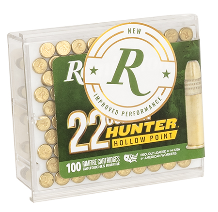 [047700212517] Remington Ammunition R21251 Golden Hunter  22LR 40gr Plated Hollow Point 100 Per Box/50 Case