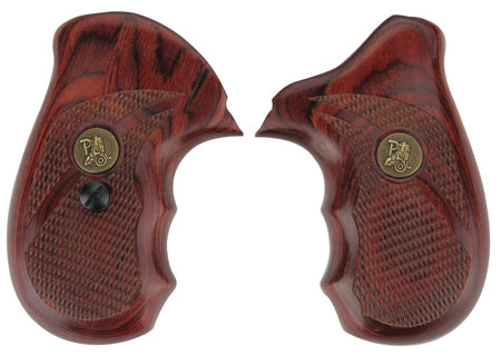 [034337630807] Pachmayr 63080 Renegade Grip Checkered Rosewood Laminate with Finger Grooves for Taurus 85