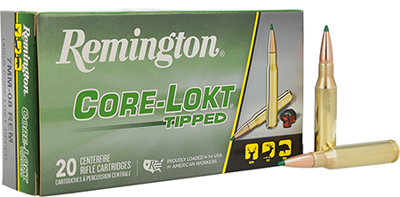 [047700200392] Remington Ammunition R20039   7mm-08Rem 140gr Core-Lokt Tipped 20 Per Box/10 Case