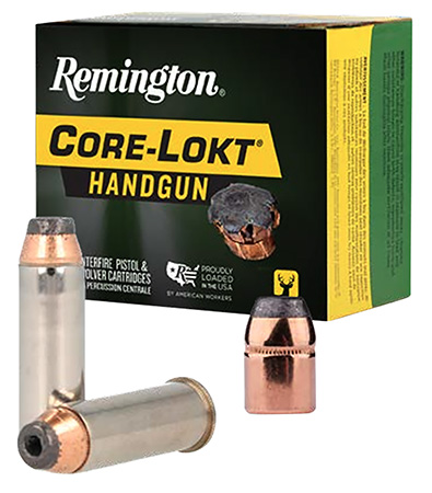 [047700202280] Remington Ammunition R20228 Core-Lokt Handgun 44RemMag 240gr Jacketed Hollow Point 20 Per Box/10 Case