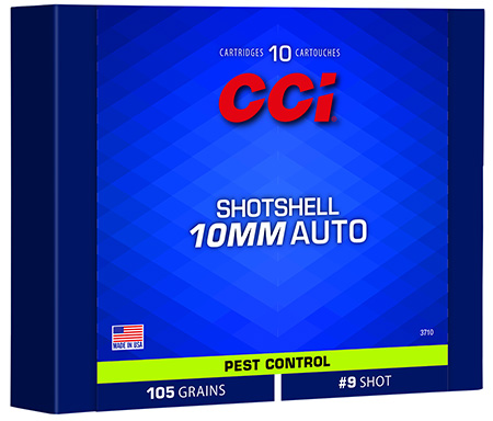 [604544695779] CCI 3710 Pest Control  10mmAuto 105gr 10 Per Box/20 Case