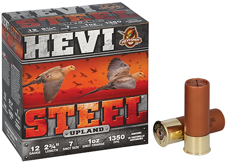 [604544697582] HEVI-Shot HS61266  Upland 12Gauge 2.75" 1oz 6Shot 25 Per Box/10 Case