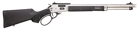 [022188896862] Smith  &  Wesson 13812 1854  44 Mag 9+1 19.25" Stainless Steel Threaded Barrel, Picatinny Rail Receiver, Fixed Black Synthetic Stock