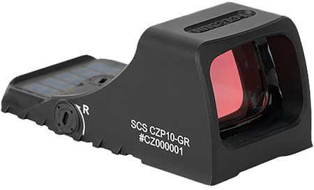 [810047073352] Holosun SCSP10GR SCS P10 Black Anodized 1 x 0.58" X 0.77" 2 MOA Green Dot/32 MOA Circle Multi Reticle