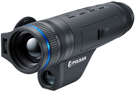 [810119016393] Pulsar PL77512 Telos LRF XQ35 Thermal Hand Held  Black 3-12x35mm 384x288, 17 Microns Resolution Zoom 4x