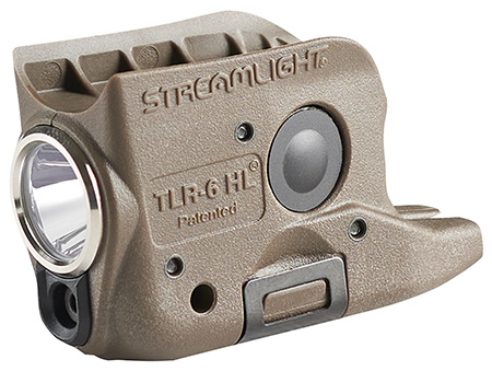 [080926693418] Streamlight 69341 TLR-6 HL Gun Light  Flat Dark Earth 300 Lumens White LED/Red Laser Glock 42/43/43X/48