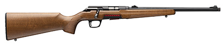 [048702026164] Winchester Repeating Arms 525214102 Xpert Sporter SR Full Size 22 LR 10+1 16.50" Matte Black Threaded Sporter Barrel, Drilled  &  Tapped Matte Black Steel Receiver, Fixed Satin Walnut Stock