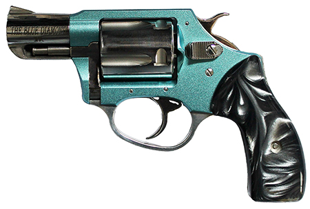 [678958538793] Charter Arms 53879 Undercover Lite Blue Diamond 38 Special 5rd 2" Hi-Polished Stainless Barrel/Cylinder, Aluminum Frame w/Blue Diamond Finish, Finger Grooved Black Rubber Grip