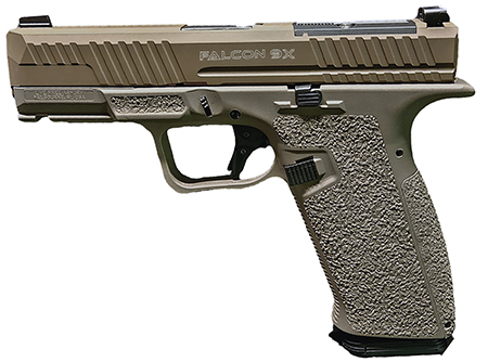[810128641296] LFA LF9910022 FALCON 9X 9MM 4" FDE