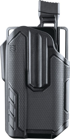 [604544621617] Blackhawk 419001BBR Omnivore  OWB Black Polymer Belt Slide Fits Most Semi  Autos w/SureFire X300/X300U-A Lights Right Hand