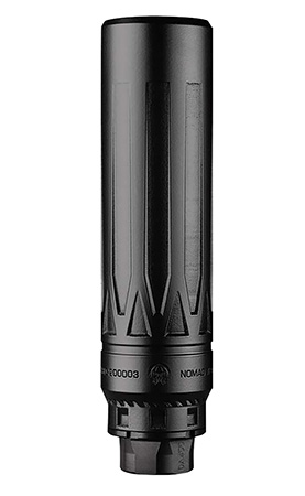 [810128162296] Dead Air NOMADTIXCDTBLK Nomad TI XC Black 7.62mm Silencer w/ Direct Thread 5/8-24 Hub Mount