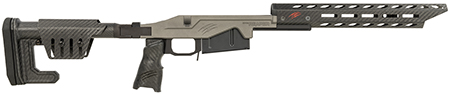 [853418803936] Fierce Firearms LACHSTU  Chassis Kit Tungsten Gray Fits AR-15 Long Action