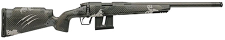 [853418904060] Fierce Firearms FRR17HMR18BP Carbon Razor 17 HMR 10+1 18" Black Cerakote C3 Carbon Fiber Threaded Barrel, Black Cerakote Drilled  &  Tapped Steel Receiver, LR Raised Negative Comb Phantom Camo Carbon Fi
