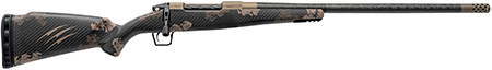 [853418902172] Fierce Firearms ROG7PRC20BRS Carbon Rogue  Full Size 7mm PRC 3+1 20" Hand Lapped/Match Grade Threaded Barrel, Smoked Bronze Cerakote Steel Receiver, Sonora Ambush Camo Fierce Rogue Carbon Fiber Stock
