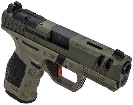 [810075873696] SAR USA SAR9CG3OD SAR9 C Gen3 Compact Frame 9mm Luger 15+1 4" Black Steel Barrel, OD Green Cerakote Steel Slide, OD Green Polymer Frame w/Picatinny Rail, Black Interchangeable Backstrap Grip