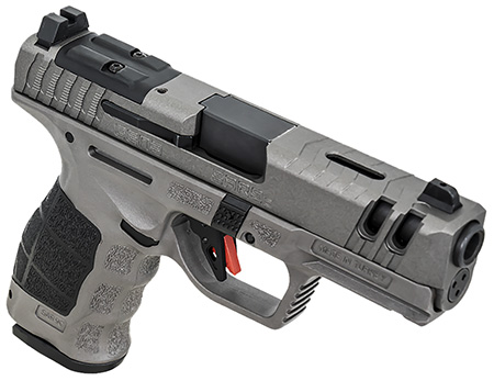 [810075873719] SAR USA SAR9CG3PT SAR9 C Gen3 Compact Frame 9mm Luger 15+1 4" Black Steel Barrel, Platinum Gray Steel Slide, Platinum Gray Polymer Frame w/Picatinny Rail, Black Interchangeable Backstrap Grip