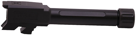 [719104534556] True Precision Inc TPG43BXTBL Glock  9mm Luger 3.90" Threaded Black Nitride Stainless Steel, Fits Glock 43/43X
