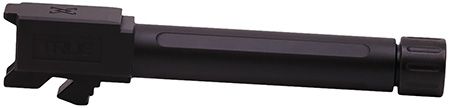 [719104534396] True Precision Inc TPG19BXTBL Glock  9mm Luger 4.50" Threaded Black Nitride Stainless Steel, Fits Glock 19 Gen1-5