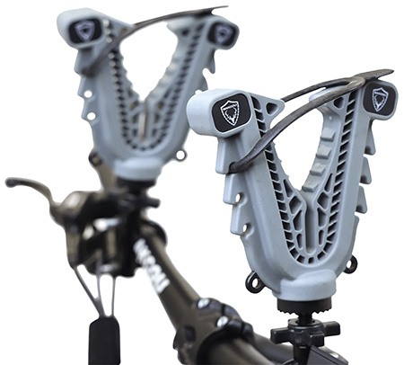 [673926581627] Bakcou E-bikes AUGBR Universal Mount Gun/Bow Rack For Bakcou Bikes Gray/Black