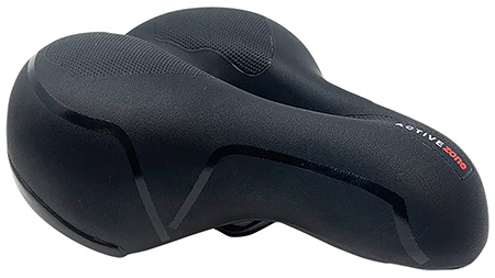 [9502991554292] Bakcou E-bikes AOBS Comfort Seat Universal Fit Black Faux Leather Oversized
