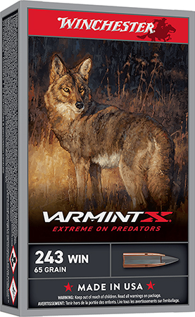[020892233317] Winchester Ammo X243PXP Varmint X  243Win 65gr Extreme Point 20 Per Box/10 Case