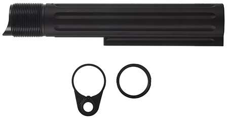 [811154033611] Primary Weapons 4G2BTMB-1F Castle Nut  7075 T-6 Aluminum Black Anodized