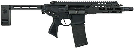 [798681699766] Sig Sauer PMCX556N7BLTPCB MCX Rattler LT 223 Rem/5.56 NATO 5.56mm 30+1 7.75" QD Flash Hider Muzzle, Black Anodized Aluminum Picatinny Rail Receiver, SIG Folding Pivoting Contour Brace, Ambidextrous