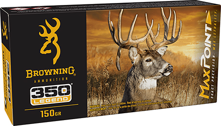 [020892232853] Browning Ammo B192103502 Max Point  350Legend 150gr 20 Per Box/10 Case