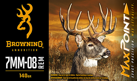 [020892232877] Browning Ammo B192107082 Max Point  7mm-08Rem 140gr 20 Per Box/10 Case